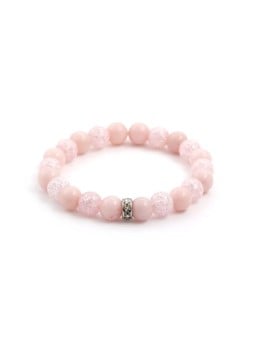 Agato Bracciale di perle in giadeite e cristallo sintetico MINK04/17 da donna