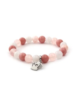 Agato Bracciale in giada e perline di giada MINK07/17 donna