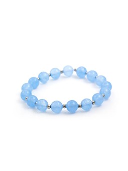 Agato Braccialetto di perline di giada malese MINK16/17 donna
