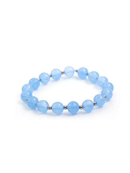 Agato Braccialetto di perline di giada malese MINK16/17 donna
