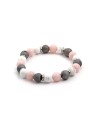Agato Bracciale di perline di giada, agata e howlite MINK34/17 donna
