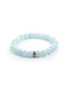 Agato Bracciale con perline in cristallo azzurro MINK45/17 donna