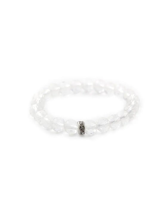 Agato Bracciale con perline in cristallo sfacettato MINK49/17 donna