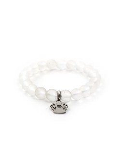 Agato Bracciale con perline in cristallo opaco MINK68/17 donna