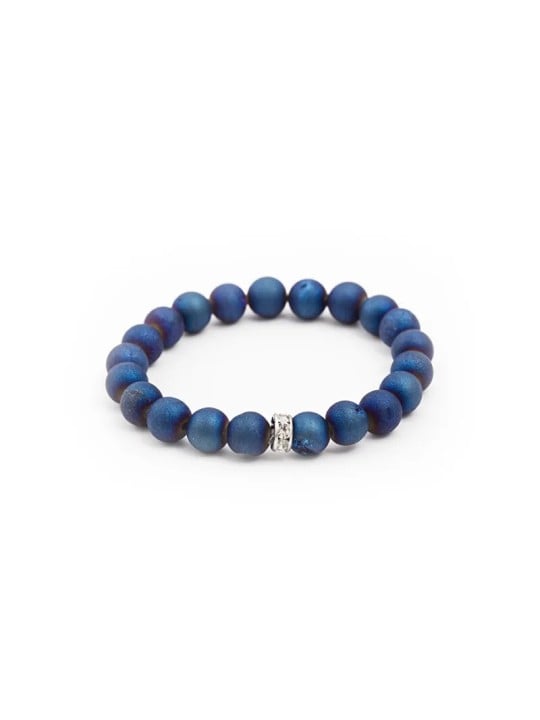 Agato Bracciale con perline di agata MINK83/17 donna
