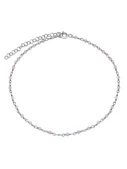 Silvego Bracciale in argento con autentico oro rosa Arika 2 mm INS1007BRQ donna