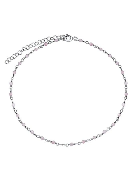 Silvego Bracciale in argento con autentico oro rosa Arika 2 mm INS1007BRQ donna