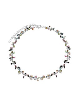 Silvego Bracciale in argento con vera tormalina di Berna 3 mm INS1014BMTS donna