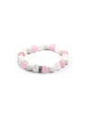 Agato Bracciale in giadeite e perline di cristallo MINK104/17 donna