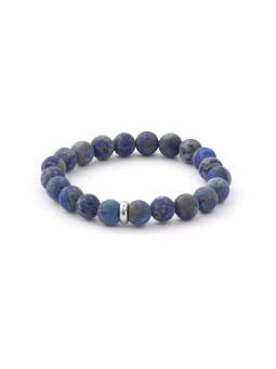 Agato Bracciale di perline di lapislazzuli MINK42/17 donna