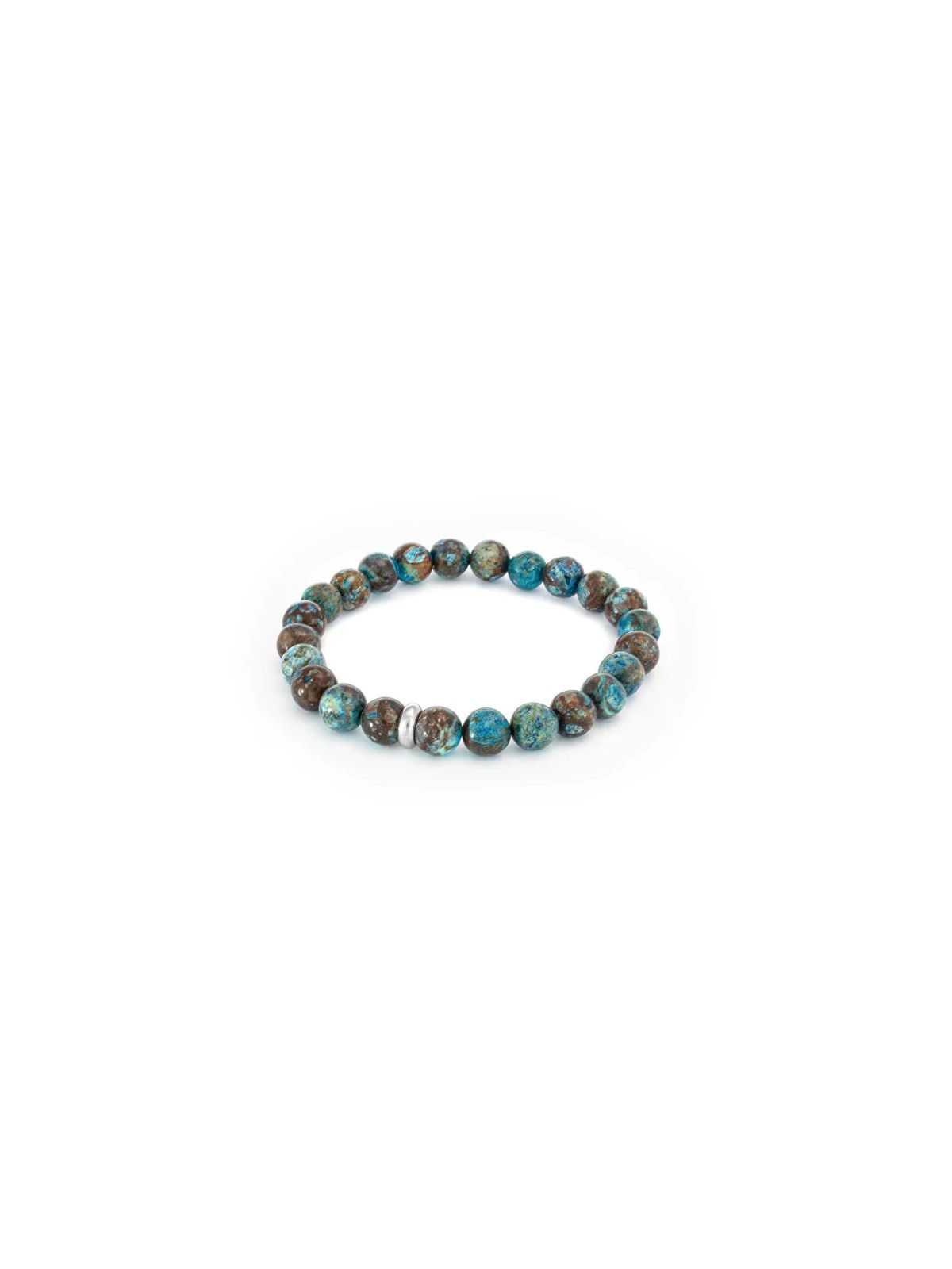 Bracciale con perline di agato e diaspro MINK129/20 donna