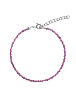 AGAIN Jewelry AJKNR008 Bracciale con perline di rubino donna