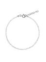 AGAIN Gioielli Bracciale con perline di pietra di luna rosa AJKNR009 donna