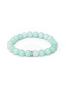 Agato Bracciale con perline di giada MINK143/17 donna