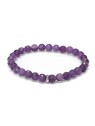 Agato Bracciale con perline di ametista MINK153/17 donna