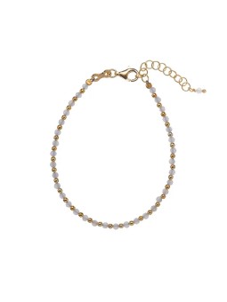 Alisia Bracciale con perle di Calcedonio AL1235-Gold-Calcedonio donna