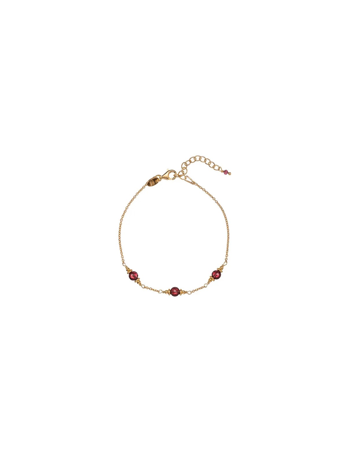 Alisia Bracciale placcato oro con perle di granato AL4899-Oro-Granato donna