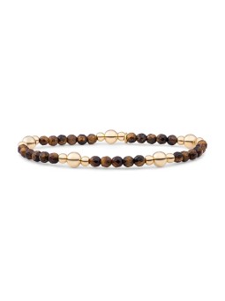Sparkling Bracciale con perline di occhio di tigre BLK01G-G09 donna