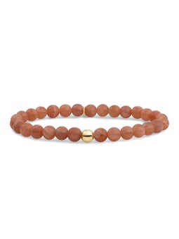 Sparkling Bracciale con perline di pietra del sole SBG-GEM58-ADD-6MM da donna