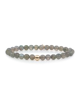 Sparkling Bracciale con perline di labradorite SBG-GEM18-ADD-6MM donna