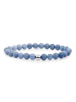 Sparkling Bracciale con perline e avventurina blu SB-GEM37-ADD-6MM donna