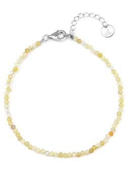 Agato Bracciale minerale con opale giallo POL-B20/21L donna