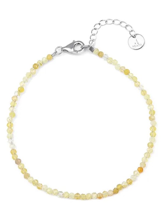 Agato Bracciale minerale con opale giallo POL-B20/21L donna