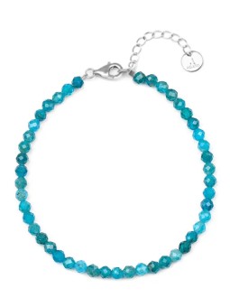 Agato Bracciale minerale di qualità con apatite POL-B05/21L da donna