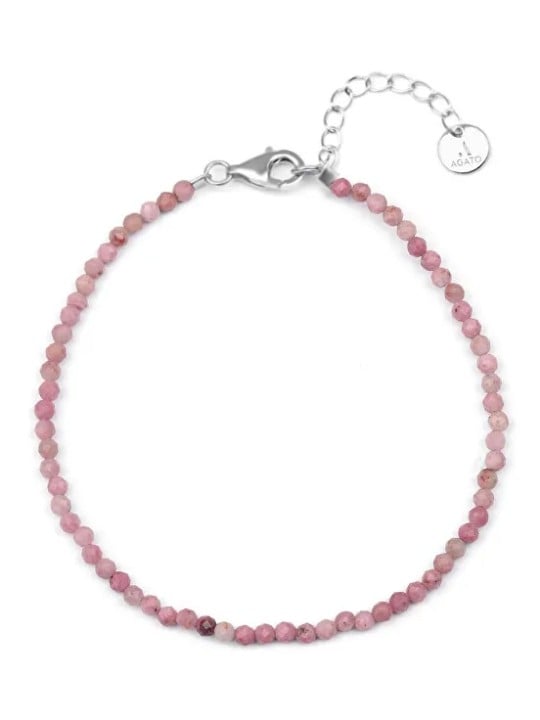 Agato Bracciale minerale con rodonite POL-B01/21L donna