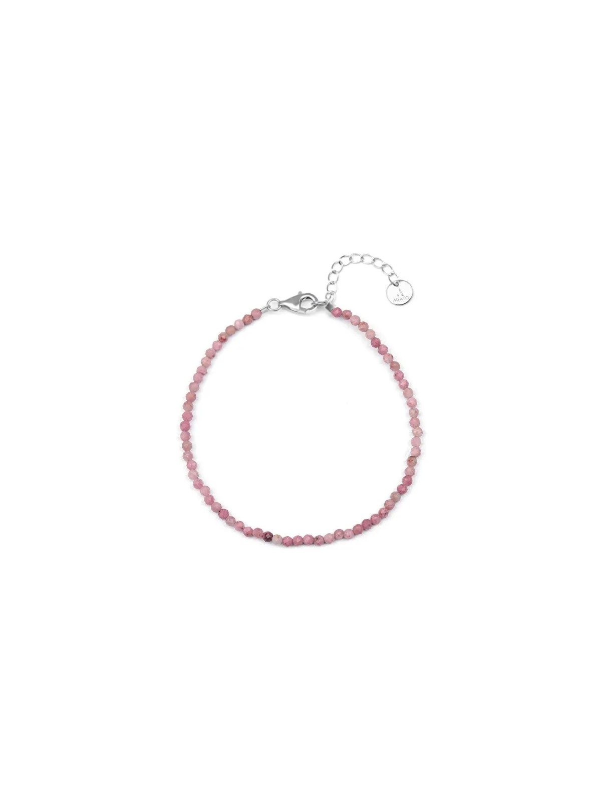 Agato Bracciale minerale con rodonite POL-B01/21L donna