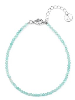 Agato Bracciale da donna minerale con perle di amazonite POL-B08/21L donna
