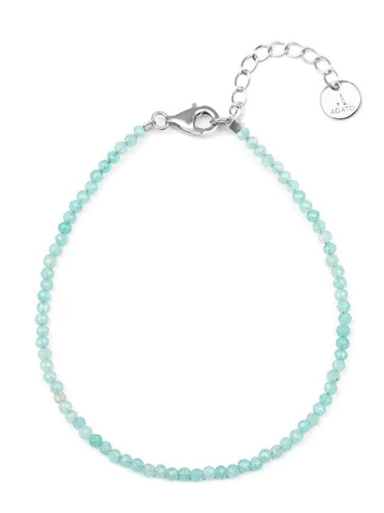 Agato Bracciale da donna minerale con perle di amazonite POL-B08/21L donna