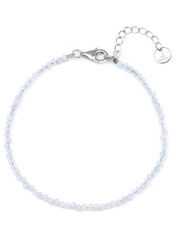 Agato Bracciale minerale con perle di calcedonio POL-B17/21L da donna