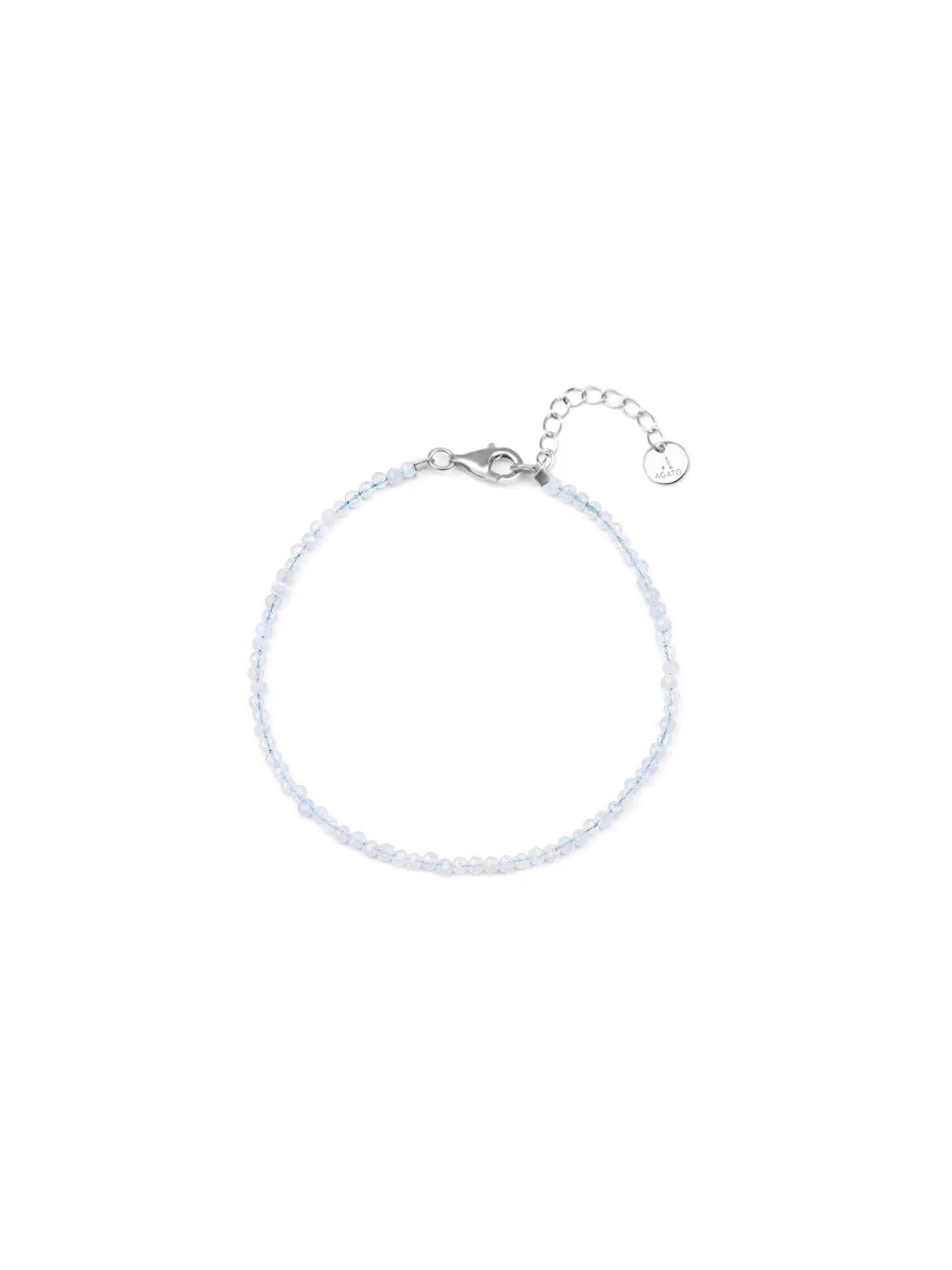 Agato Bracciale minerale con perle di calcedonio POL-B17/21L da donna