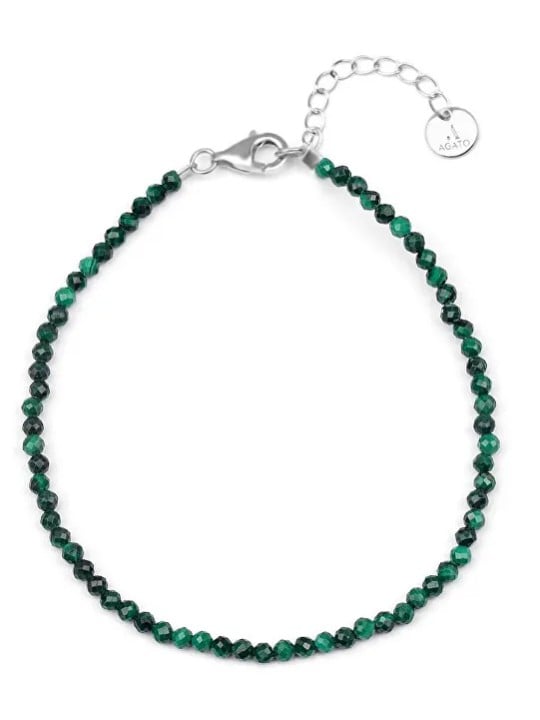 Agato Bracciale minerale da donna con malachite POL-B07/21L donna