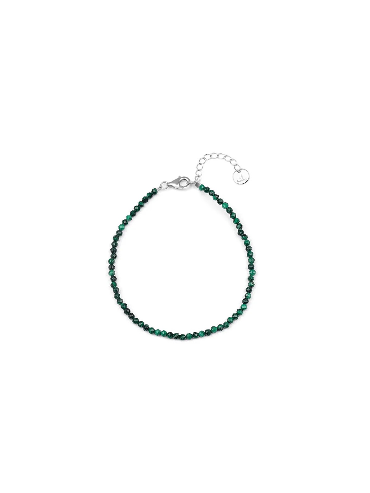 Agato Bracciale minerale da donna con malachite POL-B07/21L donna