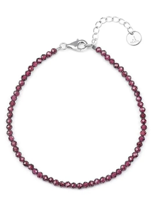 Agato Bracciale minerale con granato POL-B11/21L donna