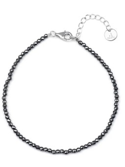 Agato Bracciale minerale con perle di ematite POL-B13/21L donna