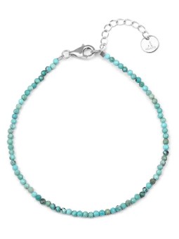 Agato Bracciale minerale con turchese Hubei POL-B18/21L donna