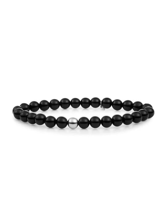 Sparkling Bracciale di perline con onice SB-GEM07-ADD-6MM donna