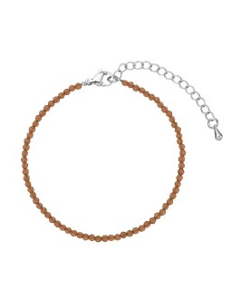 Evolution Group Bracciale con perline di quarzo fumé 43055.3 quarzo fumé donna