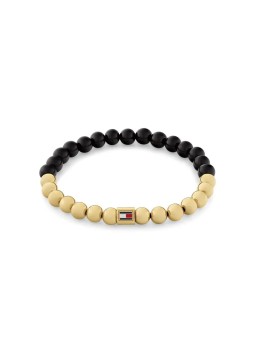 Tommy Hilfiger Bracciale con perline e perle semipreziose di onice 2780961 donna