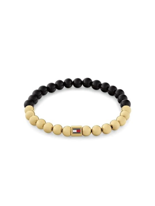 Tommy Hilfiger Bracciale con perline e perle semipreziose di onice 2780961 donna
