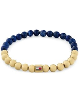 Tommy Hilfiger Bracciale di perline con perle semipreziose di lapislazzuli 2780963 donna