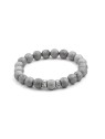 Agato Bracciale con perline di agata drusa MINK79/17 donna
