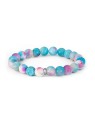 Agato Bracciale con perline di giadeite MINK136/17 donna