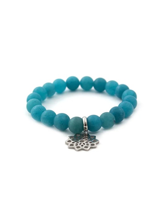 Agato Bracciale con perline di giadeite MINK88/17 donna