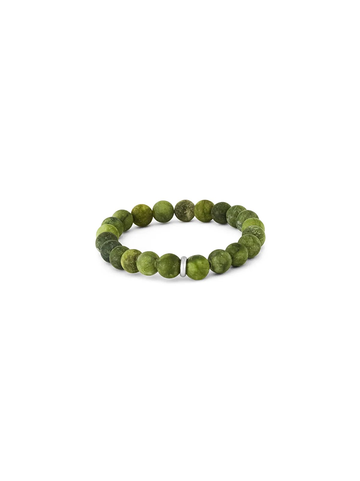 Agato Bracciale con perline di giadeite MINK134/17 donna