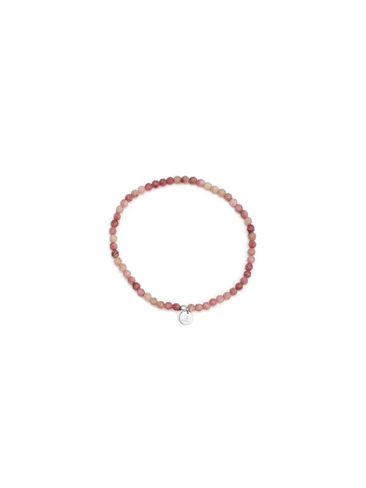 Agato Bracciale con perline e rodonite POL-B01/17G donna