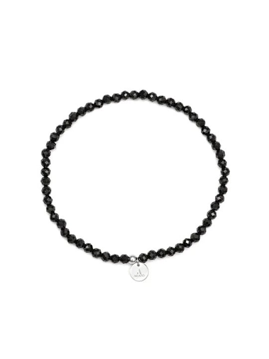 Agato Bracciale con perline di spinello POL-B04/17G donna